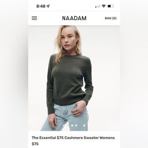 Naadam Essential Cashmere Sweater